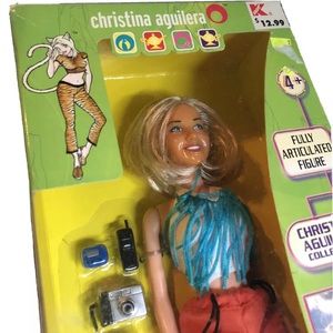 CHRISTINA AGUILERA DOLL 1999 Yaboom Unopened Box